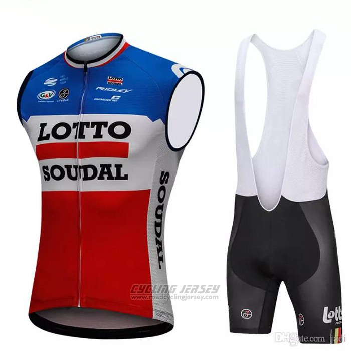 2018 Wind Vest Lotto Soudal Blue and Red